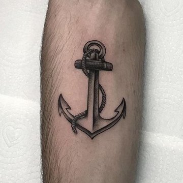Тату ескізи «Якір»