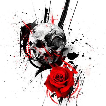 Тату ескізи "Треш-полька"