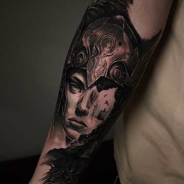 татуювання Валькірія