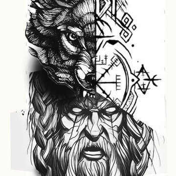 Тату скандинавські руни