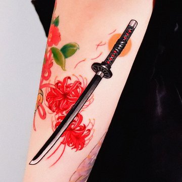 Тату-ескізи Катана