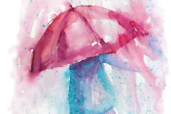 Тату эскизы зонт