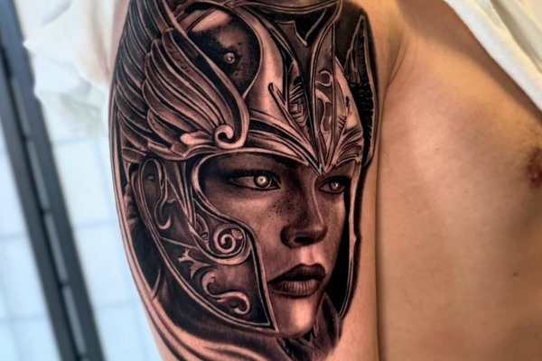 татуировка Валькирия