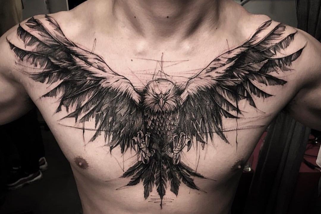 Тату ескізи орла