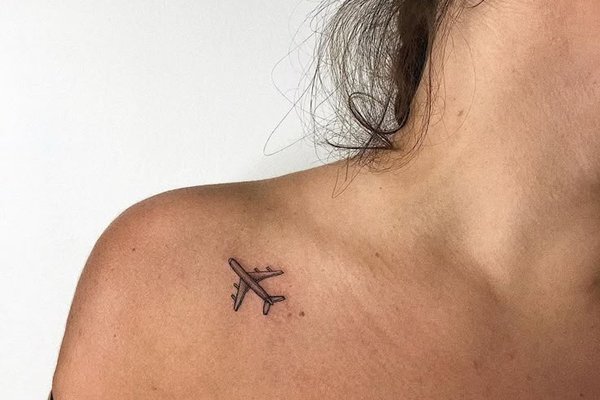 Тату-эскизы самолет