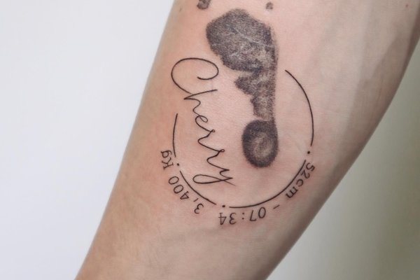 тату в честь семьи