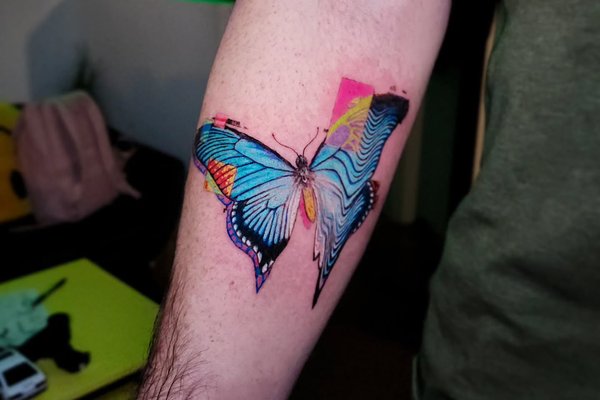 глітч-арт тату