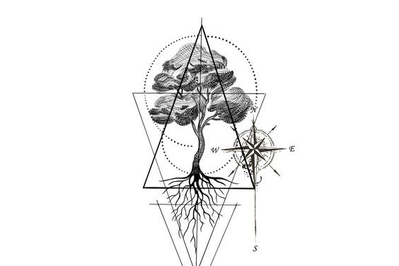 Тату ескізи геометрія
