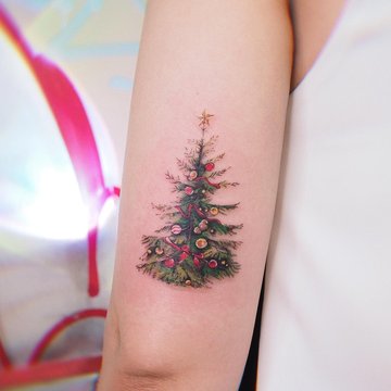 рождественские татуировки