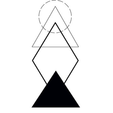 Тату эскизы треугольника