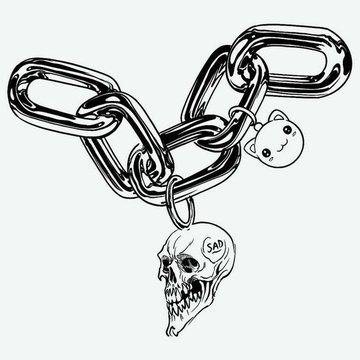 Тату-эскизы "цепь"