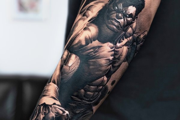 Тату в стилі Марвел