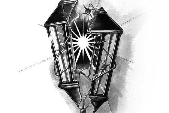 Тату-ескізи лампа