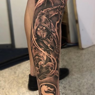 Mortal Kombat тату
