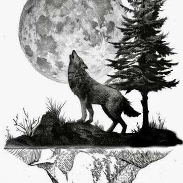 Тату эскизы ель