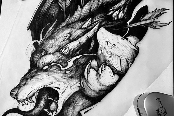 Тату-ескізи "Графіка"