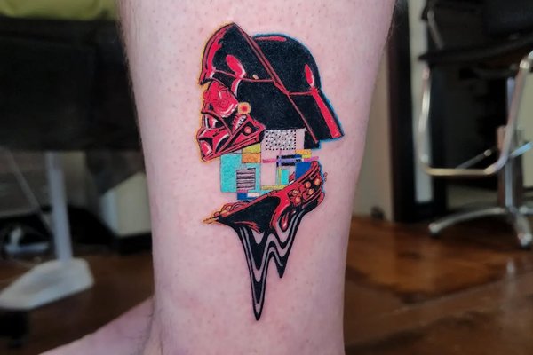 глітч-арт тату