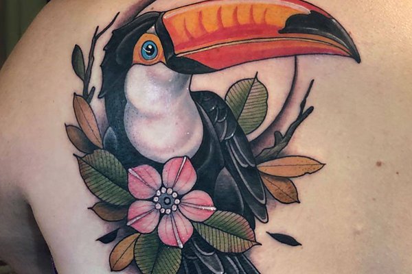 Тату - эскизы тукан