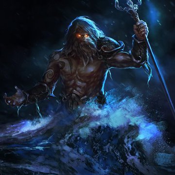 Тату-ескіз Нептун