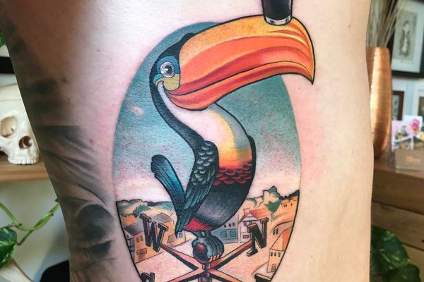 Тату - ескіз "Тукан"