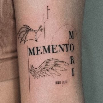 тату Memento Mori значение эскиз