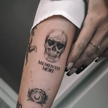 тату Memento Mori значение эскиз