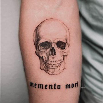 тату Memento Mori значение эскиз