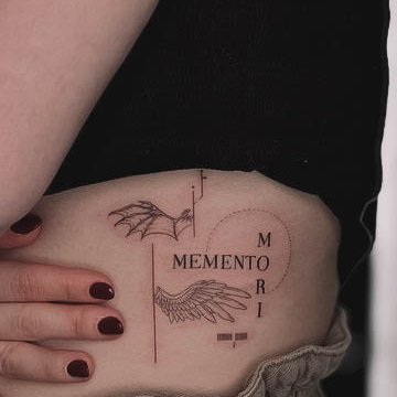 тату Memento Mori значение эскиз