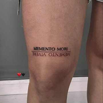 тату Memento Mori значення ескіз