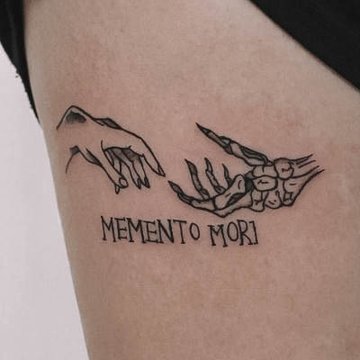 тату Memento Mori значение эскиз