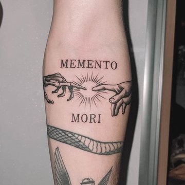 тату Memento Mori значение эскиз