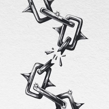 Тату-эскизы "цепь"