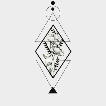 Тату эскизы треугольника