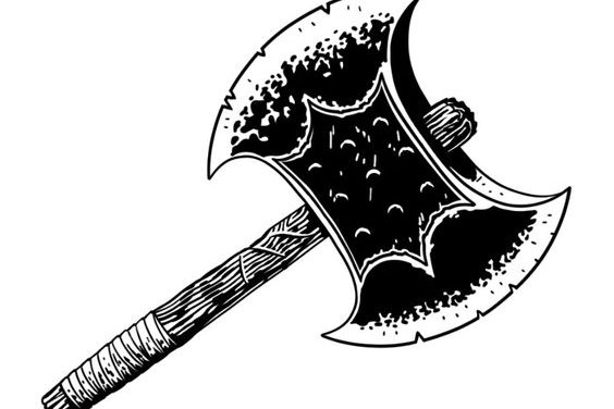 Тату-эскизы "топор"