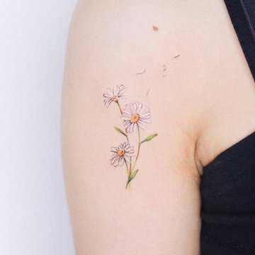 татуировка Маргаритки