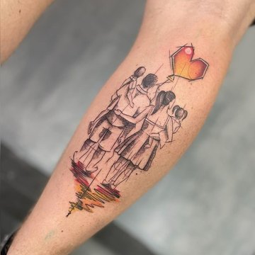 тату в честь семьи