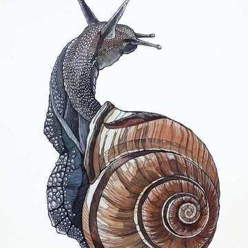 Тату - эскизы улитка