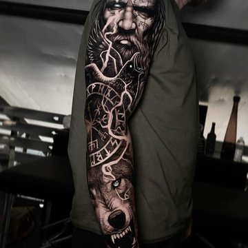 тату вальгалла значення ескіз