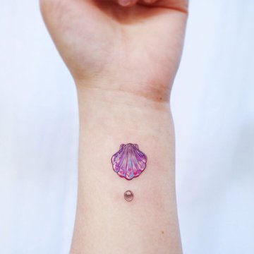 Тату-эскиз Жемчуг