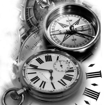 Тату ескізи годинник