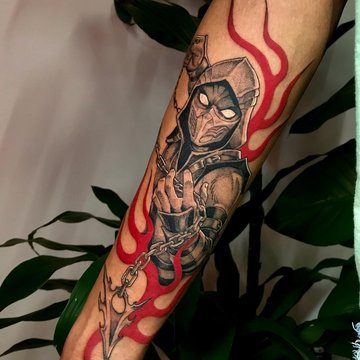 Mortal Kombat тату