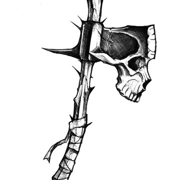 Тату-ескізи "Сокира"