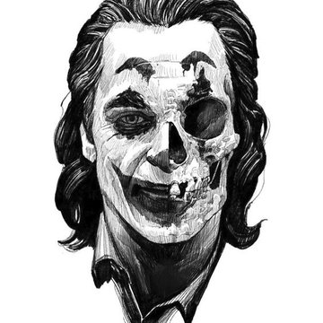 Тату эскизы джокера