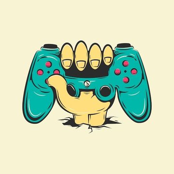 Тату-эскиз джойстик