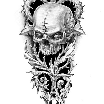 Тату-ескізи "Черепа"