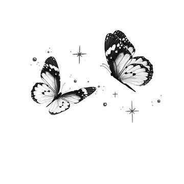 Тату ескізи метелик