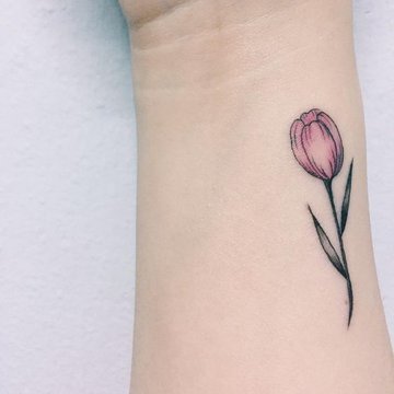 Тату ескізи "Тюльпан"