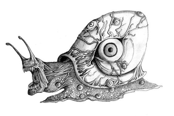 Тату - ескізи "Равлик"