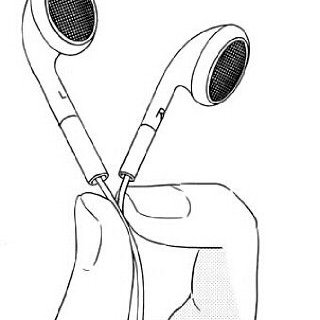 Тату-ескіз навушники