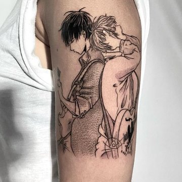 Отаку и косплей тату